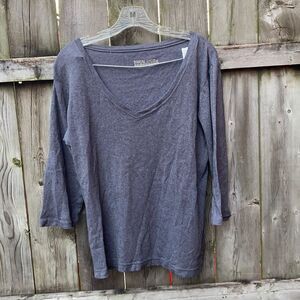 Mossimo supply co. Gray v neck top sz. 16W